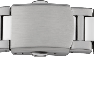 Elegantes Edelstahl-Uhrband mit Wechselfederstegen
