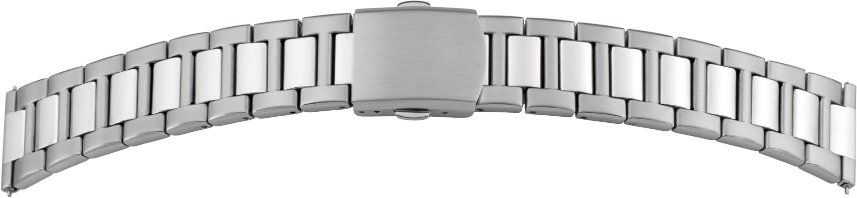 Elegantes Edelstahl-Uhrband mit Wechselfederstegen