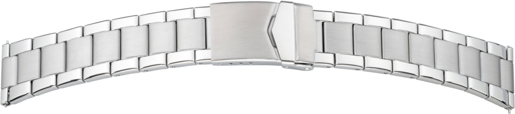 Elegantes Edelstahl-Uhrband mit Wechselfederstegen