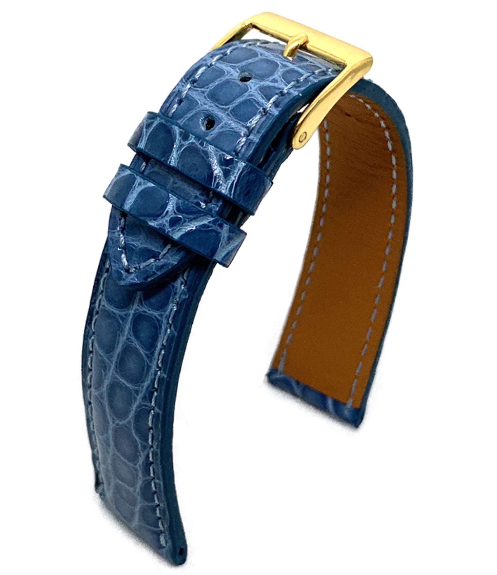 Allig. Flanke shiny M m.blau 19/16