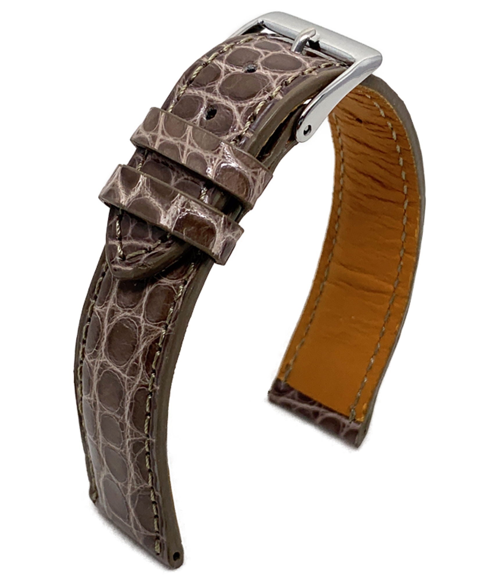 Allig. Flanke shiny M greige 19/16