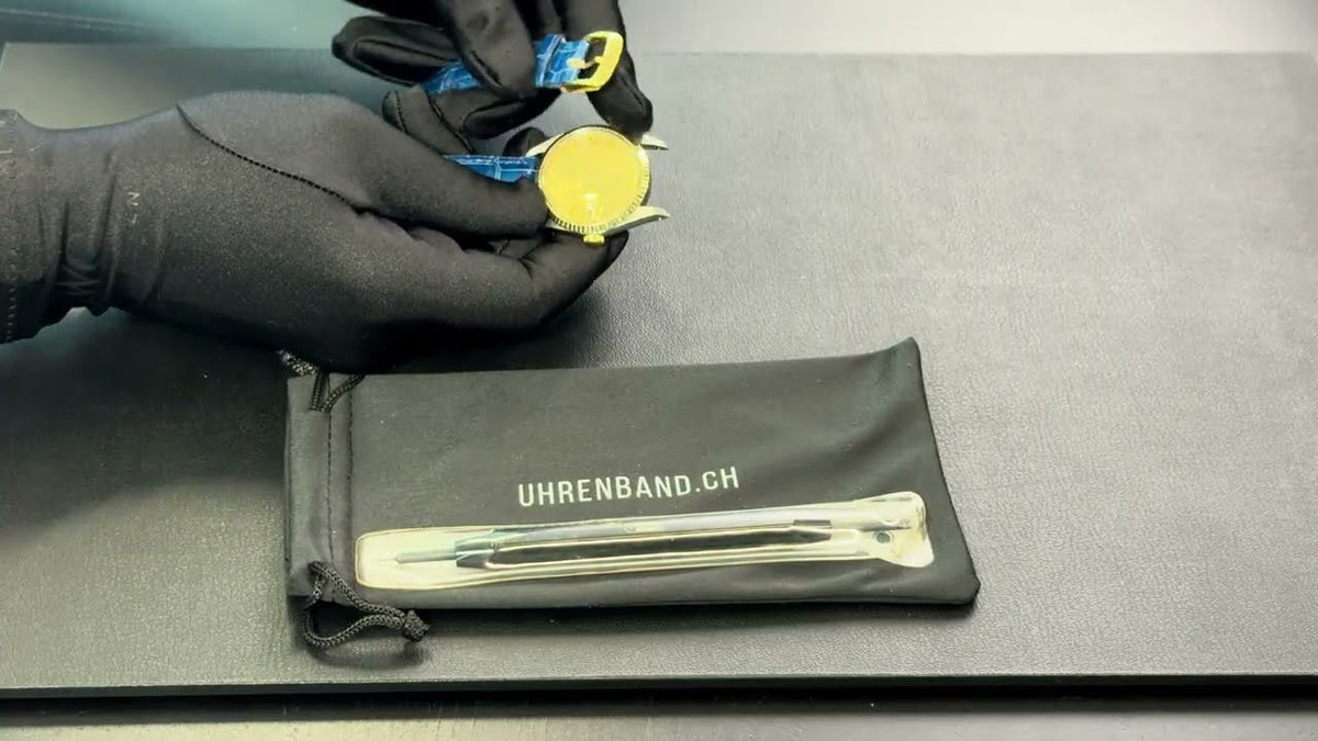 Das Wechseln eines Uhrenarmbands ist ganz einfach (Video-Vorschaubild)!