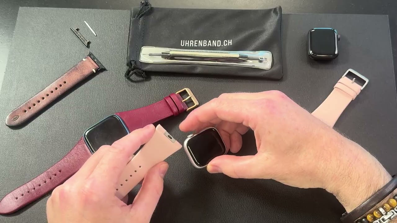 So einfach wechseln Sie Ihr Uhrenband: Premium Uhrenbänder von Rhein Fils für die Apple Watch
